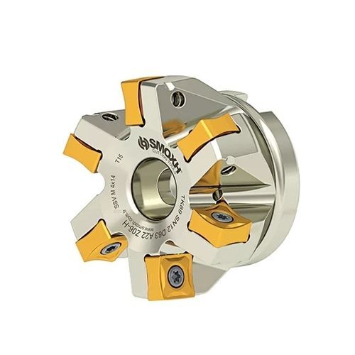 Walzenstirnfräser - TK89 SN12 D63 A22 Z06-H - SMOXH CUTTING TOOLS - 1/4 Kreis / Eckradius / mit austauschbaren Wendeschneidplatten