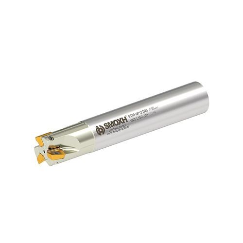 Fräser mit austauschbaren Wendeschneidplatten - ST90 AP12 D25 W25 L150 Z03 - SMOXH CUTTING TOOLS - 1/4 Kreis / Eckradius / Walzenstirn