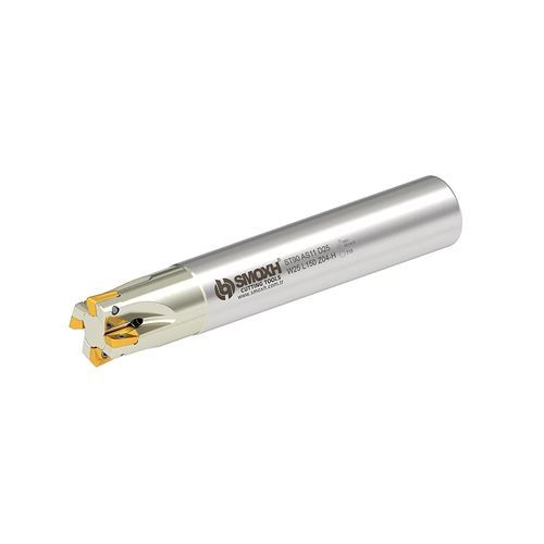 Fräser mit austauschbaren Wendeschneidplatten - ST90 AS11 D20 W20 L150 Z03-H - SMOXH CUTTING TOOLS - 1/4 Kreis / Eckradius / Walzenstirn