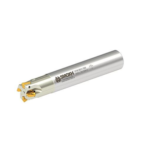 Fräser / 1/4 Kreis - ST90 BD11 D25 W25 L100 Z04-H - SMOXH CUTTING TOOLS - Eckradius / Walzenstirn / mit austauschbaren Wendeschneidplatten