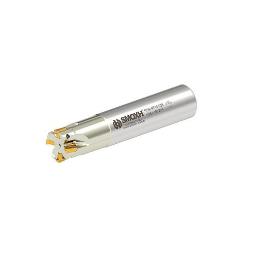 Fräser / 1/4 Kreis - ST90 RT10 D16 W16 L120 Z02 - SMOXH CUTTING TOOLS - Eckradius / Walzenstirn / mit austauschbaren Wendeschneidplatten