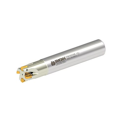 Fräser / 1/4 Kreis - ST90 ED10 D25 W25 L150 Z04-H - SMOXH CUTTING TOOLS - Eckradius / Walzenstirn / mit austauschbaren Wendeschneidplatten