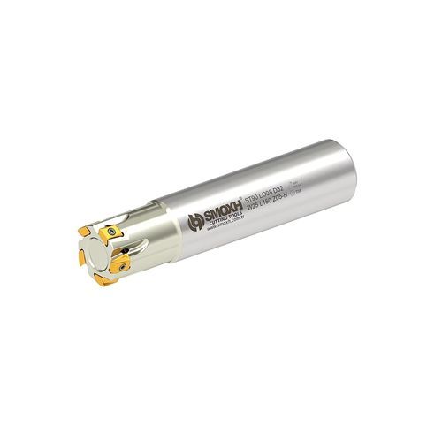 Fräser / 1/4 Kreis - ST90 LO08 D20 W20 L150 Z03-H - SMOXH CUTTING TOOLS - Eckradius / Walzenstirn / mit austauschbaren Wendeschneidplatten