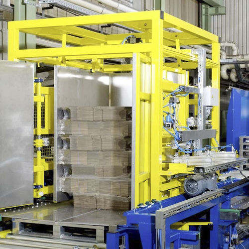 Automatisierter Palettenwechsler - PW - Dynalserg, S.L. - für die Lebensmittel- und Getränkeindustrie / selbstständigem motorisierten Palettentransfersystem