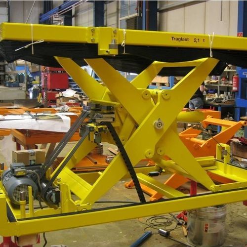 Hubtisch mit Riemenantrieb - MH-RIE - Dynalserg, S.L. - Scheren / elektrisch / festinstalliert