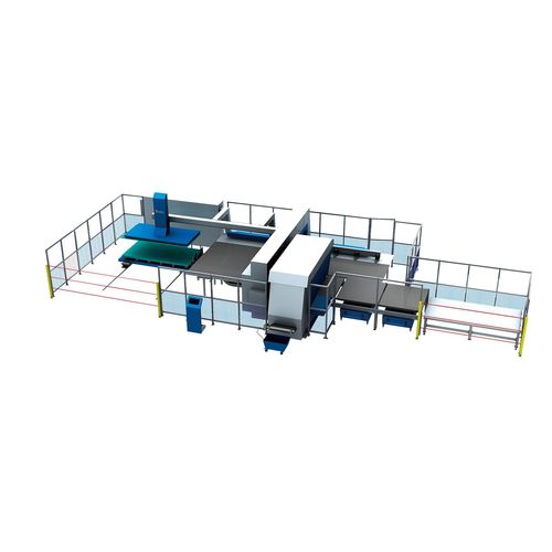 Automatische Stanzmaschine - AMS. HS - FMC/FMS - JIANGSU YAWEI MACHINE TOOL - für Blech / spanende Bearbeitung / Schnell