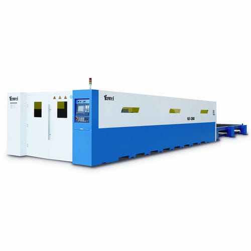 Faserlaser-Schneidemaschine - HLF series - JIANGSU YAWEI MACHINE TOOL - für Metall / für Platten / kompakt