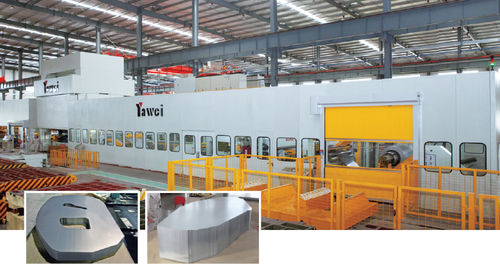 Umform-Pressenstraße - JIANGSU YAWEI MACHINE TOOL - Ausschneid / automatisch