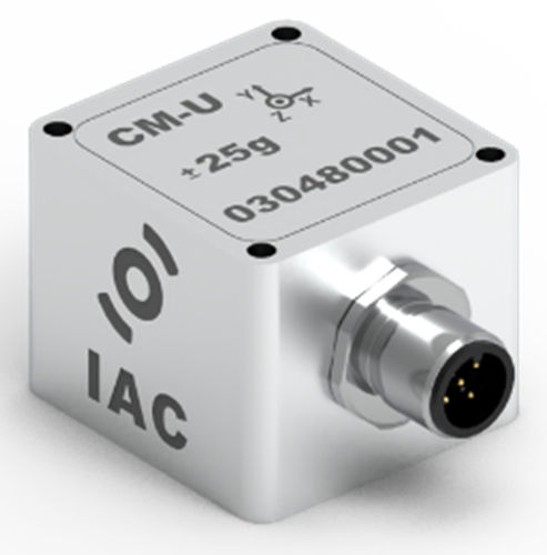 Beschleunigungsmesser / 3 Achsen - IAC-CM-U-03 - Micromega Dynamics - kapazitiv / MEMS / kompakt