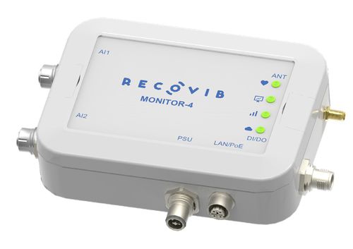 Schwingungsüberwachungsgerät - Recovib.Monitor 4 - Micromega Dynamics - Maschinenzustand / Temperatur / für die Sicherheit