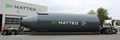 Silo mit konischem Boden - ODM - Di Matteo Förderanlagen GmbH + Co. KG - zum Füllen / für Gebäude / für Gebäude