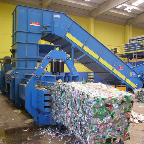 Ballenpresse für Karton - Prepress Double Flaps Baler series - ANIS TREND d.o.o. - für Kunststoff / für Folien / für Müll