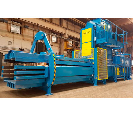 Horizontale Ballenpresse - Medium & High Production Volume Baler series - ANIS TREND d.o.o. - mit oberer Öffnung / Kanal / für Karton