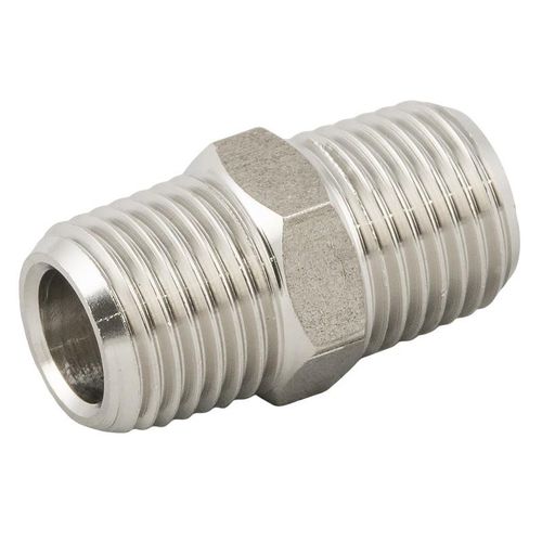 Edelstahlnippel - 62000 series - AIGNEP - Gewinde / sechseckig / konisch