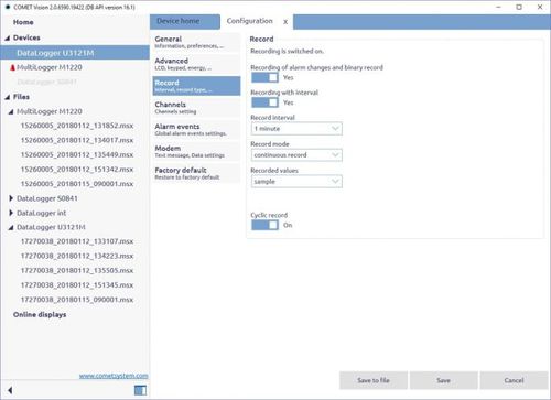 Management-Software - VISION 2.0 - COMET SYSTEM, s.r.o. - Analyse