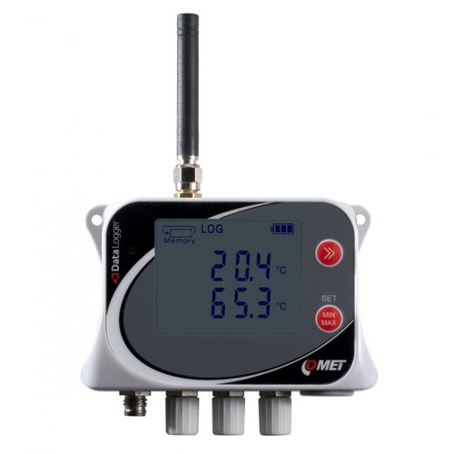 Temperatur-Datenlogger - U0141M - COMET SYSTEM, s.r.o. - GSM/GPRS / mit Display / elektronisch