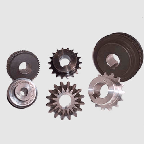Ketten-Kettenrad -  Crossbore® - Cross & Morse - gerade verzahnt / Naben / doppelt