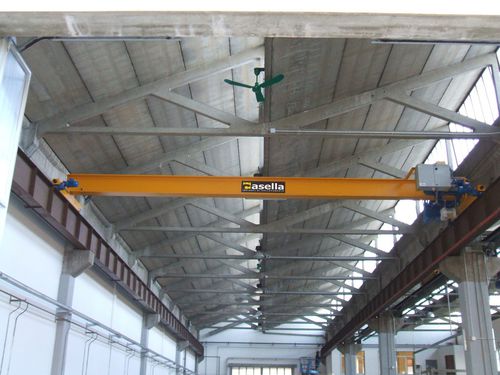 Einträger-Laufkran - casella manut.service srl - mit Leichthebesystem / für Intensiveinsatz / Leichtlast