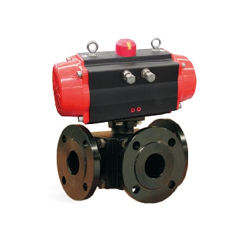 Kugelventil - RP-400 - ROPO GmbH - pneumatisch / Steuerung / für Wasser