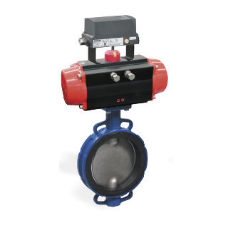 Absperrklappe - RP-800  - ROPO GmbH - pneumatisch / Steuerung / für Öl