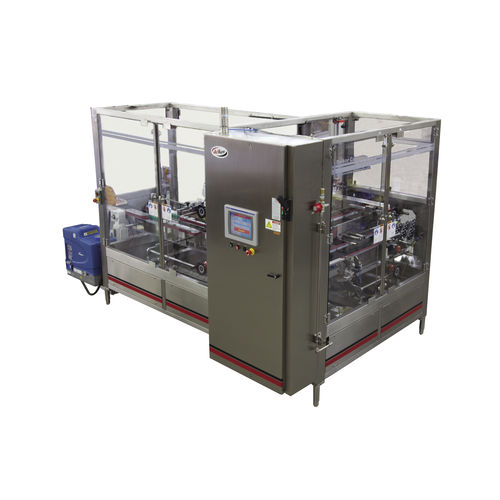 Faltschachtel-Verschließmaschine / 1 Lasche - S series - Delkor Systems, Inc - automatisch