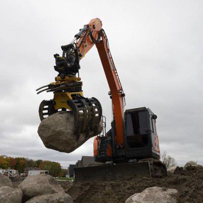 Abbruchgreifer - Apr Bright Industries - hydraulisch / für Betonelemente