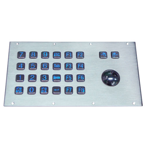 Einbaufähige Tastatur - KY-PC-V - Shenzhen KEYU Co., Ltd  - mit mechanischen Tasten / 2 Maustasten / mit FN-Taste