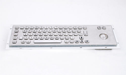 Edelstahltastatur - KY-PC-D - Shenzhen KEYU Co., Ltd  - einbaufähig / mit mechanischen Tasten / 2 Maustasten
