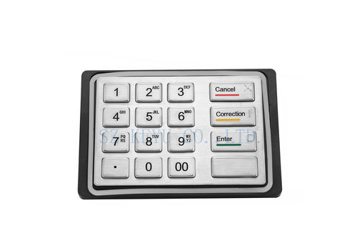 Einbaufähige Tastatur - KY3688 - Shenzhen KEYU Co., Ltd  - mit mechanischen Tasten / 16 Tasten / Aluminium