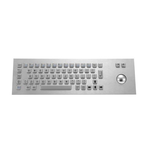 Edelstahltastatur - KY-PC-I - Shenzhen KEYU Co., Ltd  - einbaufähig / mit mechanischen Tasten / 2 Maustasten