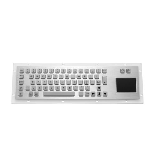 Edelstahltastatur - KY-PC-DT - Shenzhen KEYU Co., Ltd  - einbaufähig / mit mechanischen Tasten / 2 Maustasten