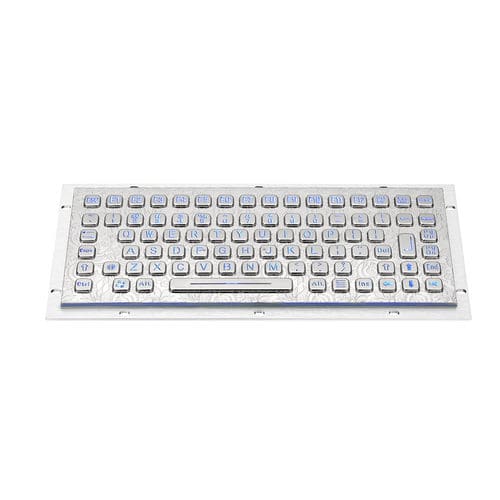 Hinterleuchtete Tastatur - KY-PC-F1-LED - Shenzhen KEYU Co., Ltd  - Rack / mit mechanischen Tasten / 86 Tasten