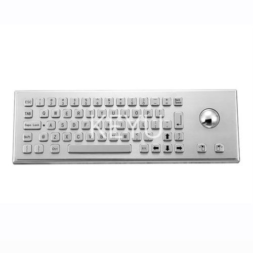 Einbaufähige Tastatur - KY-PC-LF2 - Shenzhen KEYU Co., Ltd  - mit mechanischen Tasten / 2 Maustasten / Trackball