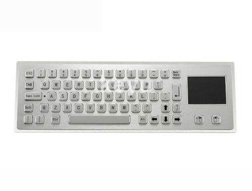 Edelstahltastatur - KY-PC-LT - Shenzhen KEYU Co., Ltd  - einbaufähig / mit mechanischen Tasten / 2 Maustasten