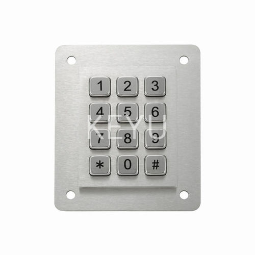 Nummernblock für Außenbereich - KY-MJ02A - Shenzhen KEYU Co., Ltd  - 12 Tasten / einbaufähig / RS-232
