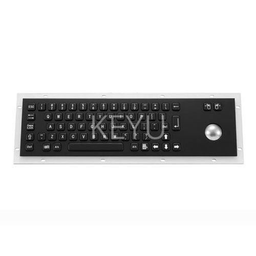 Einbaufähige Tastatur - KY-PC-D-BL - Shenzhen KEYU Co., Ltd  - mit mechanischen Tasten / 2 Maustasten / Trackball