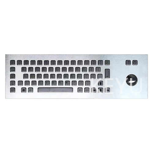 Einbaufähige Tastatur - KY-PC-I -BR - Shenzhen KEYU Co., Ltd  - mit mechanischen Tasten / 2 Maustasten / 66 Tasten