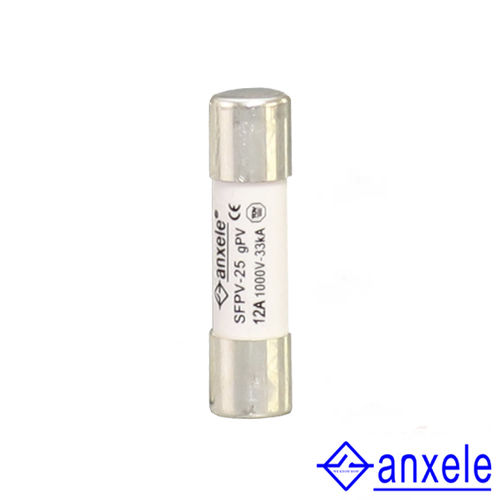 Zylindrische Sicherung - SFPV-25 - SHANGHAI ANSON ELECTRIC TECHNOLOGY CO.,LTD - schnell auslösende / DC / für Photovoltaikanwendung