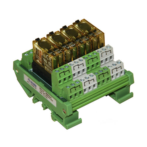 DC-Relaismodul - NM-2NRJ 4C - SHANGHAI ANSON ELECTRIC TECHNOLOGY CO.,LTD - AC / Hutschienen