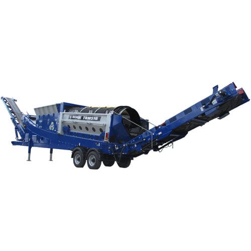 Siebmaschine für Baustellen - TRM516-M - EDGE Innovate - Kontroll / Trommel / Spiral