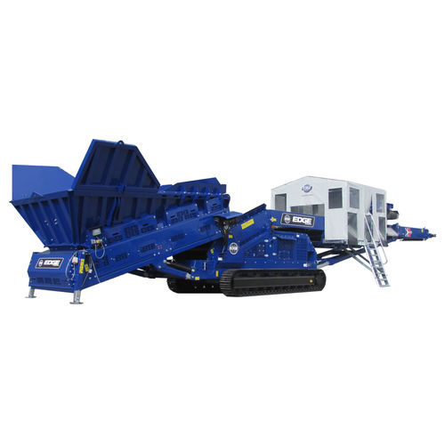 Siebanlage für Baustellen - LTPS series - EDGE Innovate - für Holz / stationär / für Müll