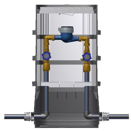 Rechteckiges Gehäuse - 69000-3 - BEULCO GmbH & Co. KG - für Wasserzähler