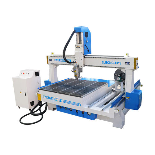 CNC-Konturfräsmaschine - ELECNC-1313 - Jinan Blue Elephant CNC Machinery Co.,Ltd - 4-Achs / Spindel / Gummi