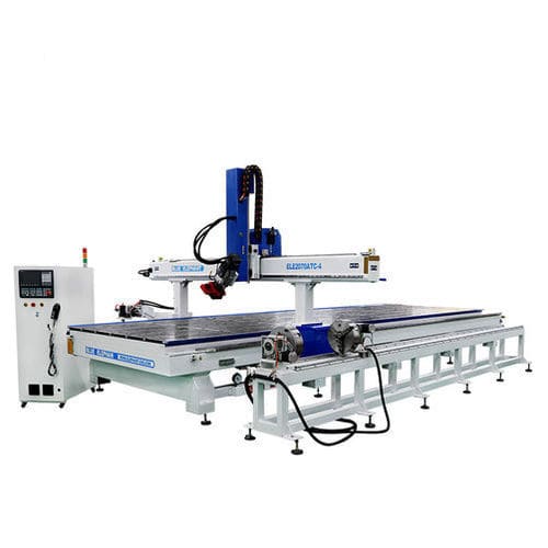 CNC-Konturfräsmaschine - ELECNC-2070ATC-4 - Jinan Blue Elephant CNC Machinery Co.,Ltd - 4-Achs / 1-Spindel / Holz