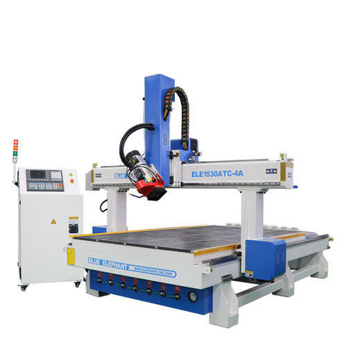 Spindel-Graviermaschine - ELECNC-1530ATC-4 - Jinan Blue Elephant CNC Machinery Co.,Ltd - Holz / Metall / Kunststoff