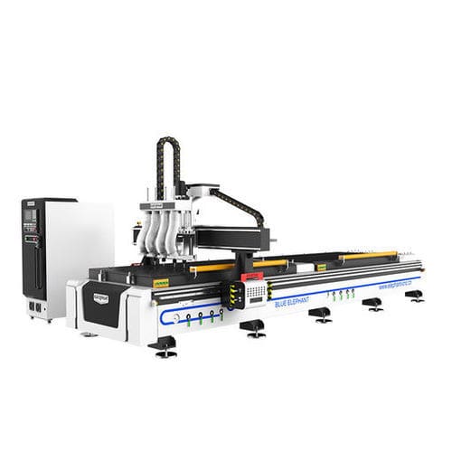 CNC-Konturfräsmaschine - ELECNC-1325 - Jinan Blue Elephant CNC Machinery Co.,Ltd - 3-Achs / Multikopf / für Holz