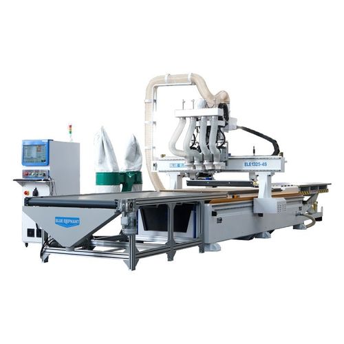 3-Achs-Bearbeitungszentrum - ELECNC-1325 4S - Jinan Blue Elephant CNC Machinery Co.,Ltd - schwenkbar / für Holz / mit mobilem Tisch