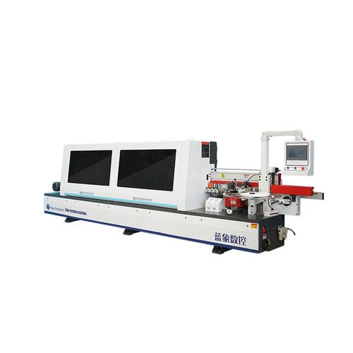 Automatische Kantenanleimmaschine - E-70A - Jinan Blue Elephant CNC Machinery Co.,Ltd - für Paneele / für Holz / mit Leimapplikator