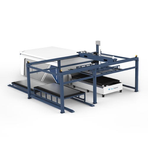 Faserlaser-Schneidemaschine - ELECNC-1530AS - Jinan Blue Elephant CNC Machinery Co.,Ltd - für Metall / für Blech / CNC