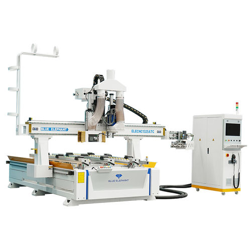 CNC-Konturfräsmaschine - ELECNC-1325ATC - Jinan Blue Elephant CNC Machinery Co.,Ltd - 3-Achs / 1-Spindel / für Holz